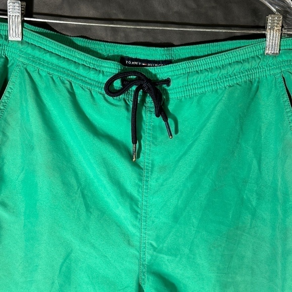 Vintage Green Tommy Hilfiger Swim Trunks Shorts XL - Picture 3 of 8